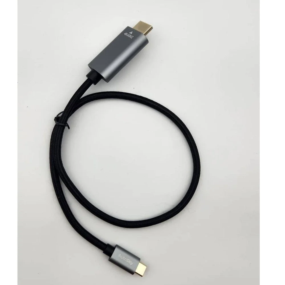 USB-C to HDMI Adapter 4K 60Hz MacBook Pro/Air Compatible Type C to HDMI 2.0 Cabl
